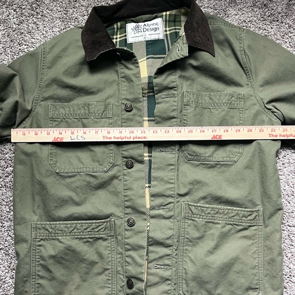 Alpine Design Medium Olive Green Chore Jacket - Picture 5 of 6